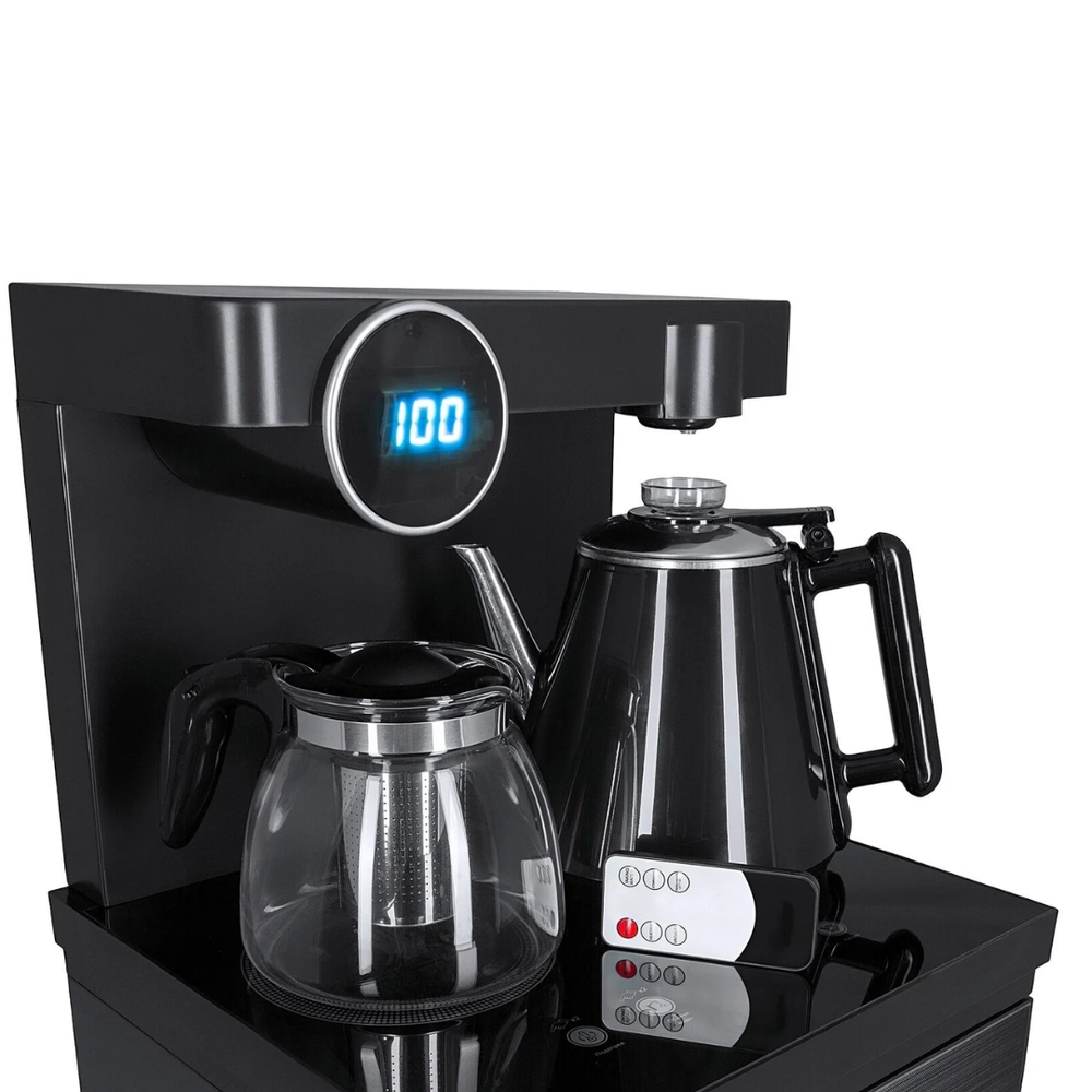 Кулер с чайным столиком Тиабар Ecotronic TB12-LNR black