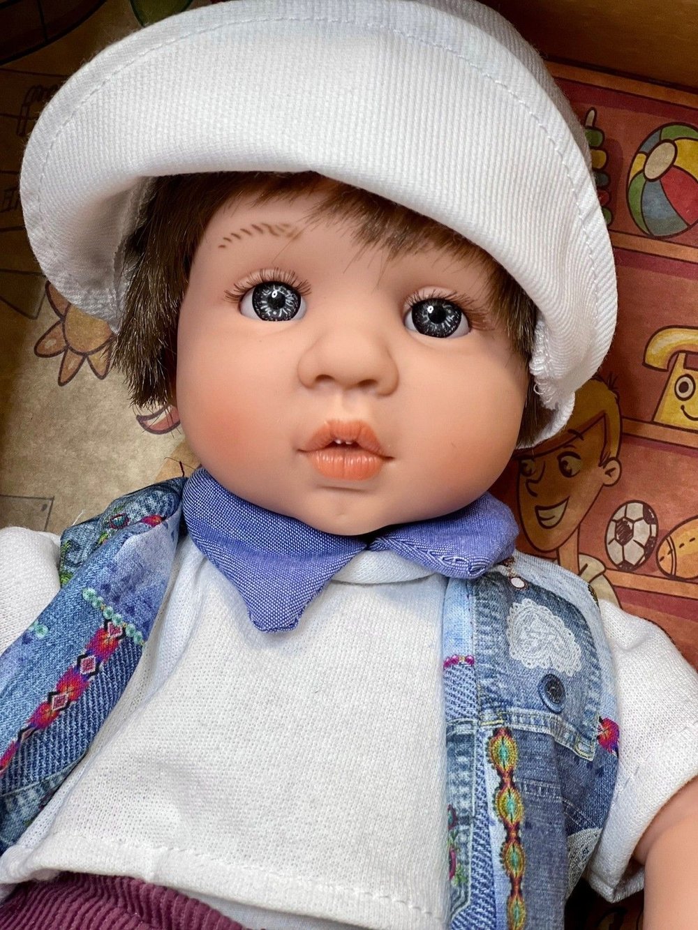 Кукла LAMAGIK мягконабивная  38см Gestito (12033)