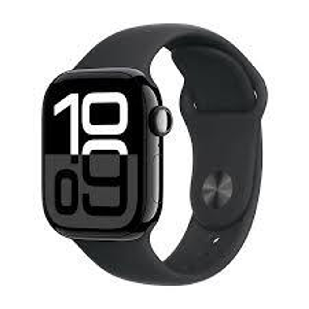 Умные часы Apple Watch Series 10 46mm Jet Black Al Black SB M/L GPS (MWWQ3)