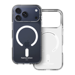 Прозрачный чехол MagSafe Native Union (Re)Clear Case для iPhone 17 Pro Глянцевый гибридный чехол из переработанного пластика, повышенным уровнем защиты при падении и вырезом для Контроллера камеры. Производителем заявлена устойчивость к пожелтению