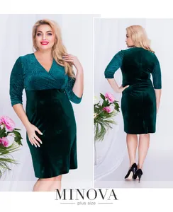 Платье 00260-зеленый Minova