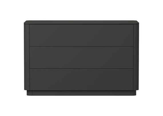 Комод Tammi 3 ящика ширина 120 см (черный)