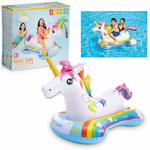 Надувной матрас-наездник Intex 57552 "Единорог", 163х86см