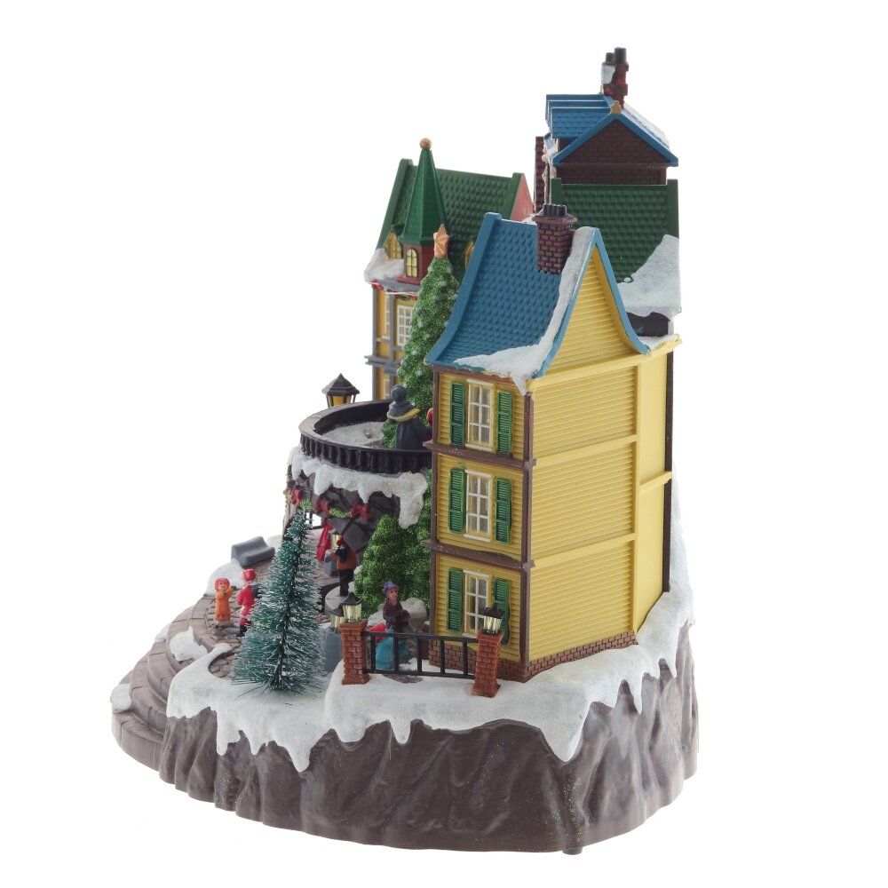 GAEM Фигурка декоративная "Рождество" (4 мелодии, подсвет, движ, 3xAA н/п, +USB), L40 W27 H32 см