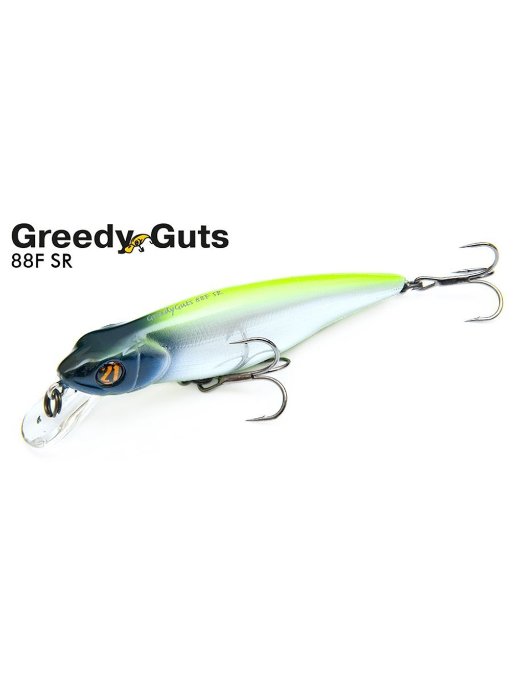 Воблер для рыбалки Pontoon21 Greedy-Guts 88F-SR, 88мм, 10.9 гр., 0.7-1.0 м., цвет 417
