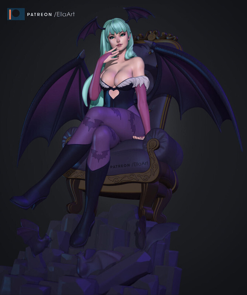 Морриган Morrigan Aensland Darkstalkers Коллекционная Фигурка Аниме