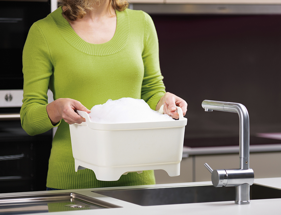 Контейнер для мытья посуды Wash&Drain™ серый, Joseph Joseph