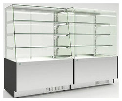 Витрина кондитерская CANARY 900 гнутое стекло