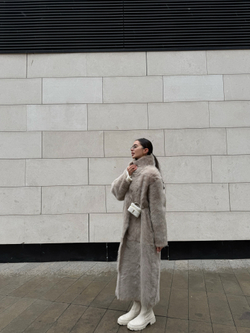 Двустороннее пальто-дубленка Toscana