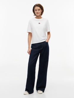 Футболка Tommy Jeans Badge Boxy Ecru