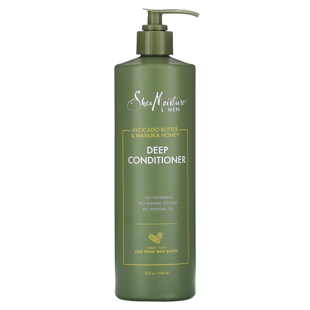 SheaMoisture, Для мужчин, кондиционер глубокого действия, масло авокадо и мед манука, 444 мл (15 жидк. унц.)