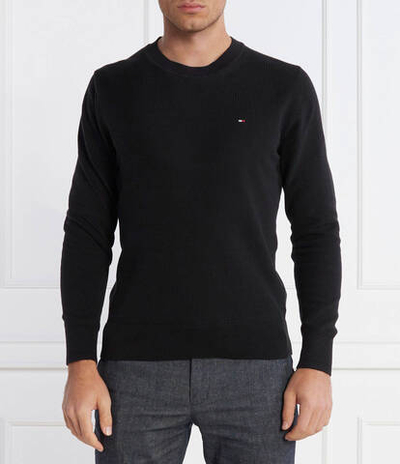 Свитер CHAIN RIDGE STRUCTURE Tommy Hilfiger - черный(MW0MW33511)