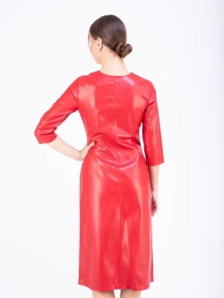 Платье женское кожаное, платье экокожа
