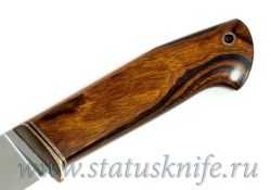 Нож авторский М390 медь G10 мельхиор ironwoodфотография - 3