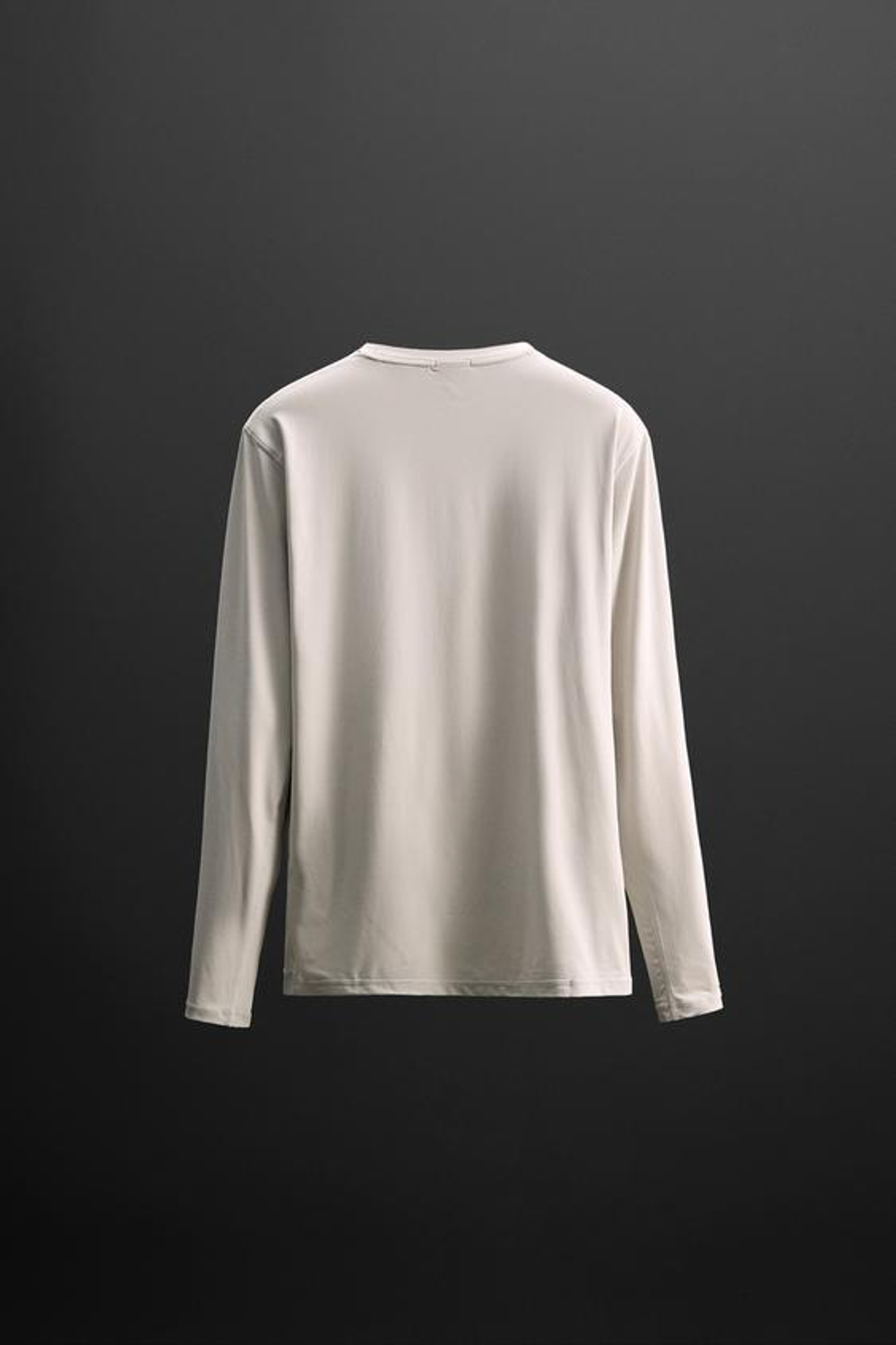 ZARA БАЗОВАЯ СПОРТИВНАЯ ФУТБОЛКА, ЖЕМЧУЖНО-СЕРЫЙ