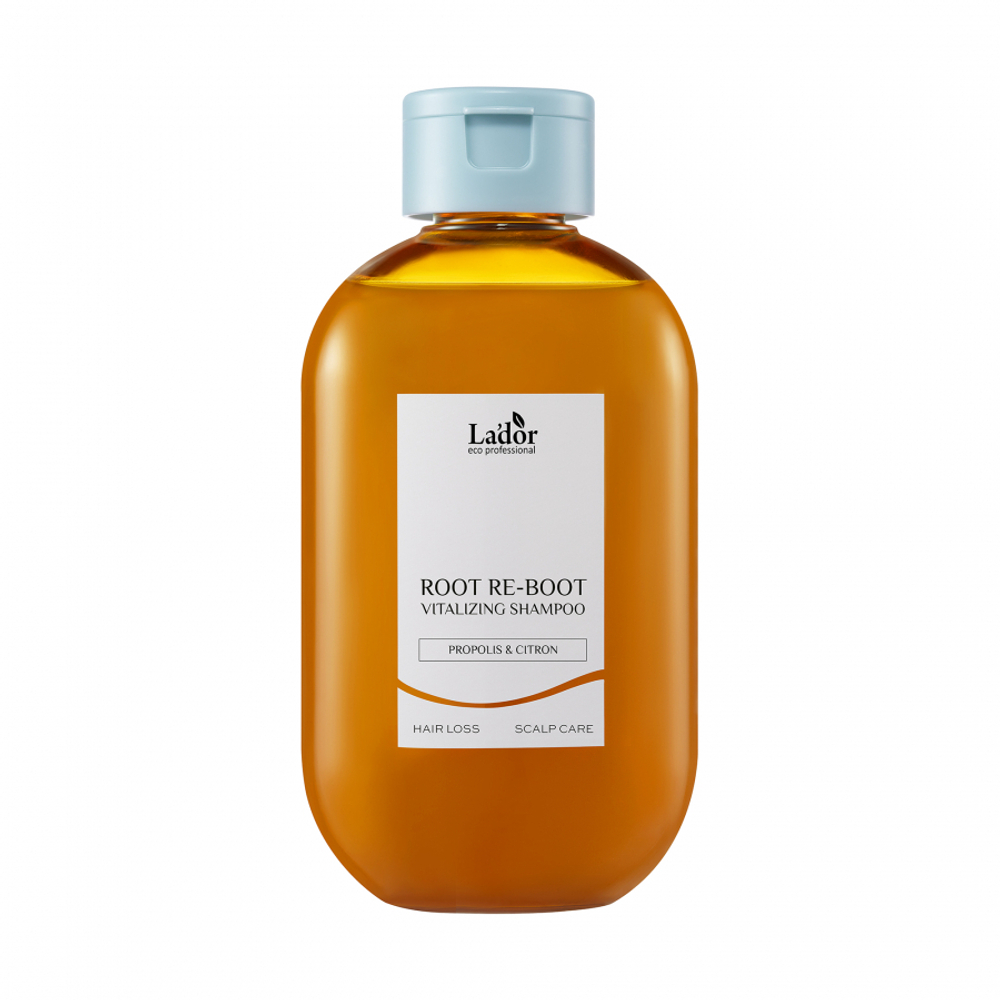 La'dor ROOT RE-BOOT VITALIZING SHAMPOO PROPOLIS&CITRON Шампунь для восстановления корней волос с прополисом и цитроном 300мл