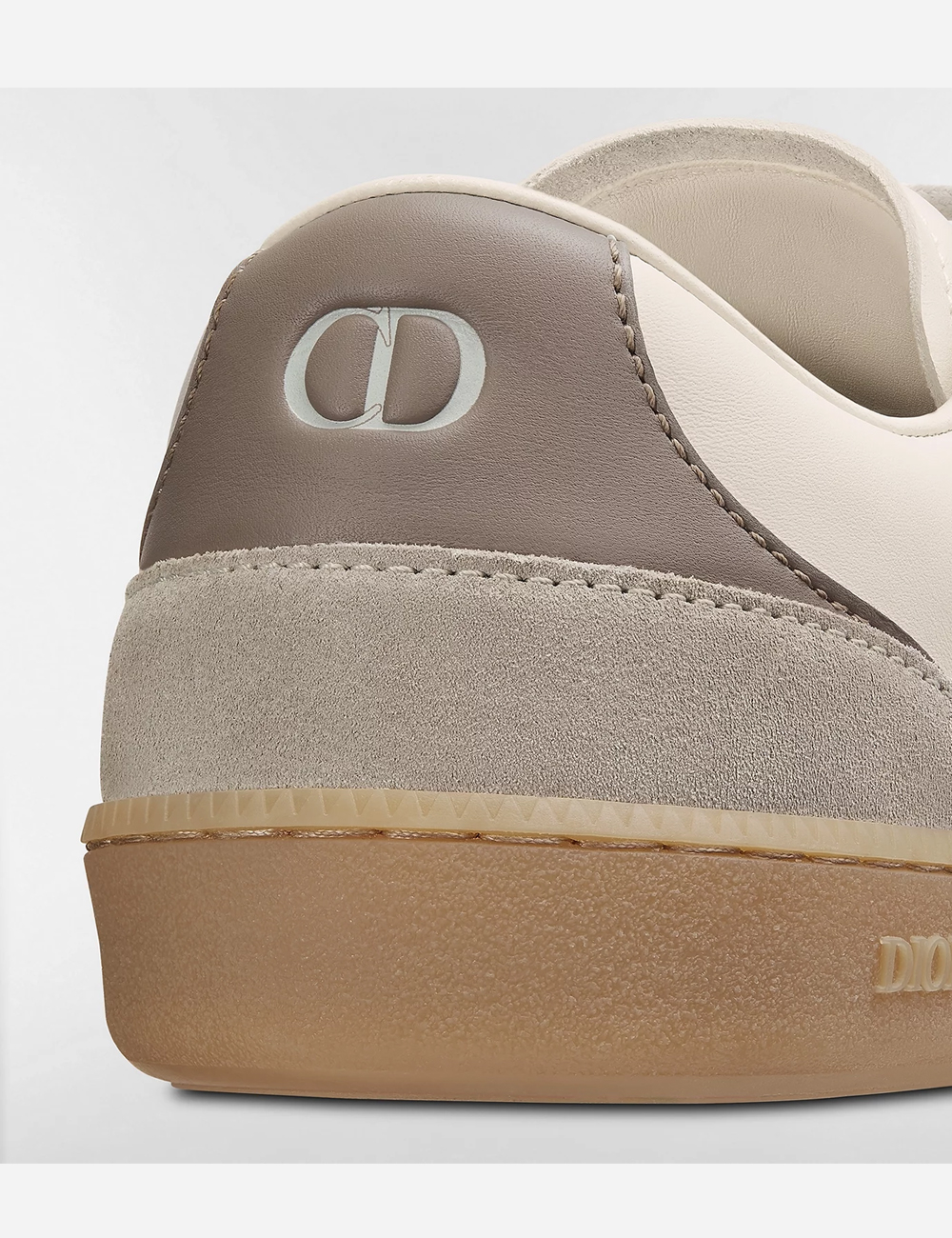 Кроссовки Dior B01 Matchpoint Sneaker "Gray and White Smooth Calfskin with Gray Suede"