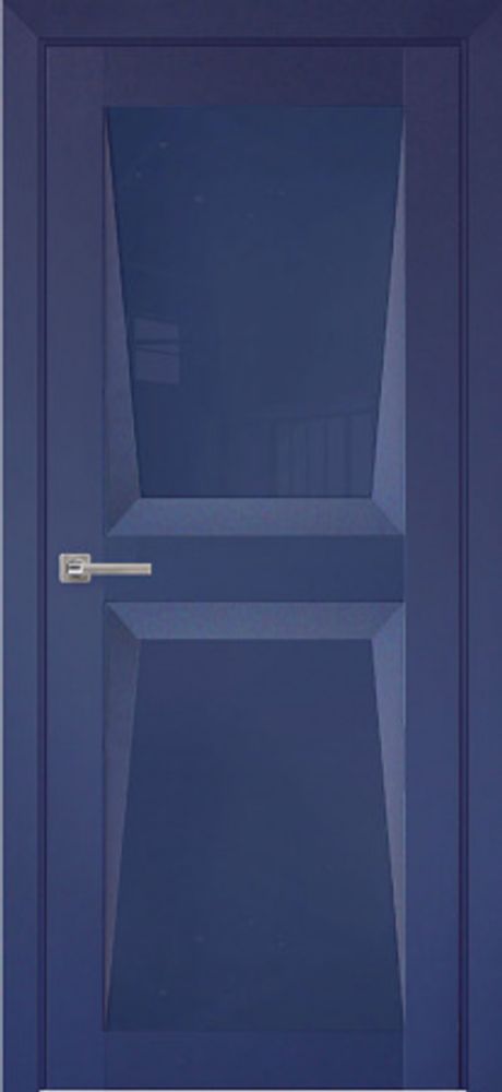 Межкомнатные двери Uberture Perfecto, ПДО 103, Barhat blue