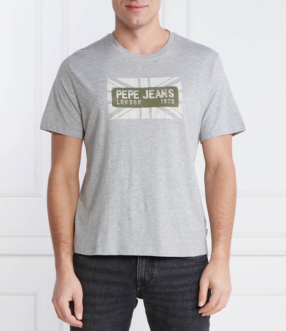 Футболка credick Pepe Jeans London - серый(PM509232)