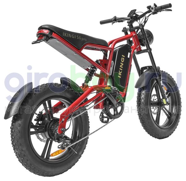 Электровелосипед IKINGI S6 PRO (60V/23Ah) - Красный