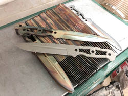 Туристический нож Legion AUS-8 Black Titanium