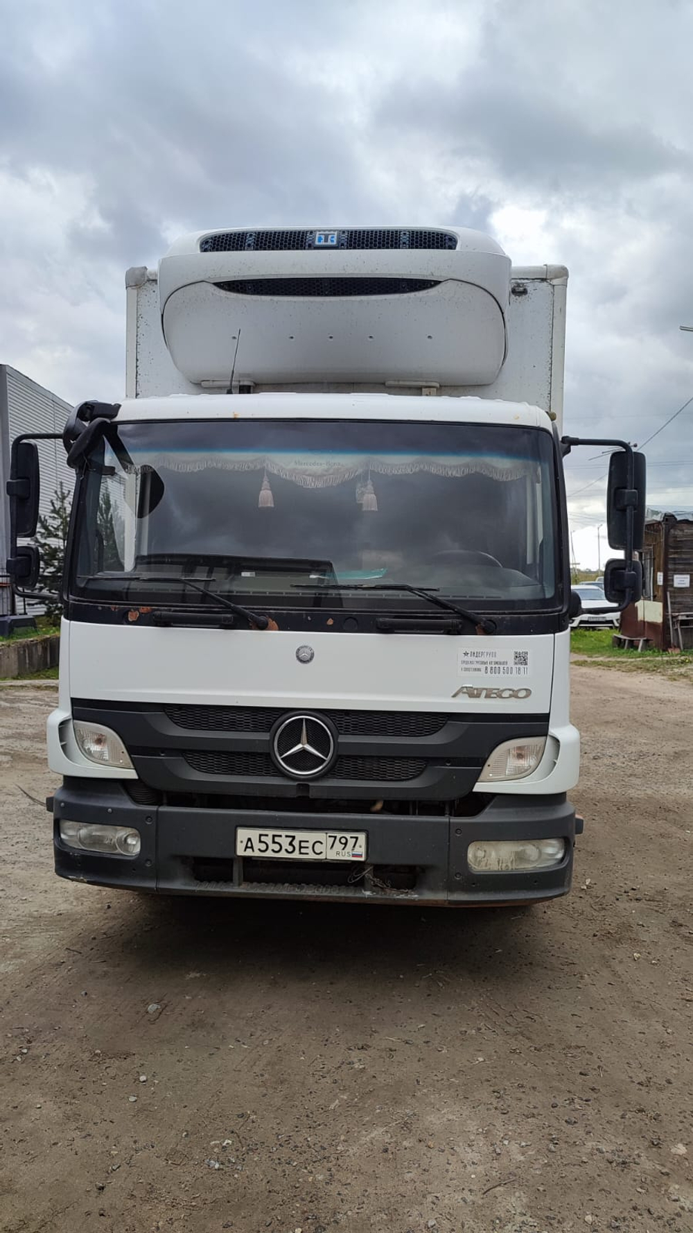 Mercedes-Benz ATEGO 4x2 Изотермический/рефрижератор с гидробортом 1218 L (Рефрижератор, Дизельный, 4