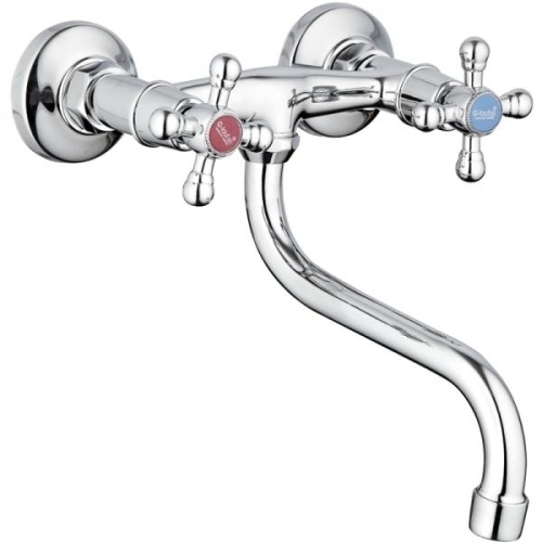 DMX12-A605 2 шт в кор двурукий смеситель для кухни настенный