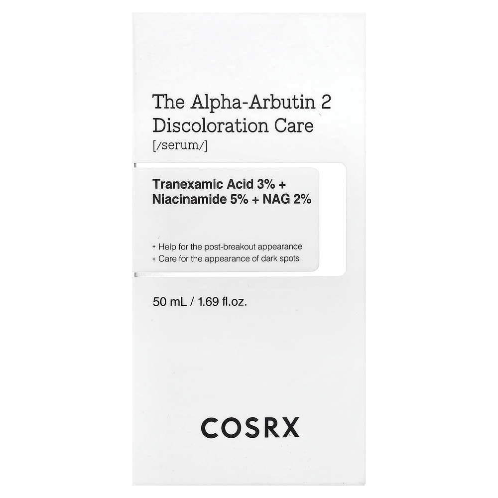 CosRx, Сыворотка для ухода за обесцвечиванием с альфа-арбутином 2, 50 мл (1,69 жидк. Унции)