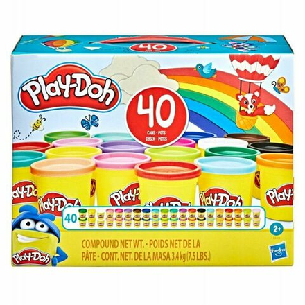 Набор пластилина Play-Doh Mega Creative Set - Большая упаковка теста пластилина 40 шт. - Плей До E9413