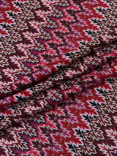 Трикотаж вискозный Missoni с разноцветными абстрактными узорами