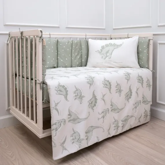 Комплект постельного белья Lollycottons Дино сафари 6 предметов