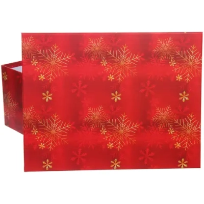 Коробка подарочная «Снежинки» 33*25,5*14,5 см