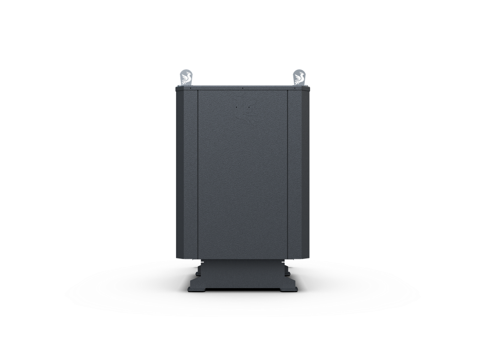 Банная печь Душа- 15 Кожух угловой 8мм стекло