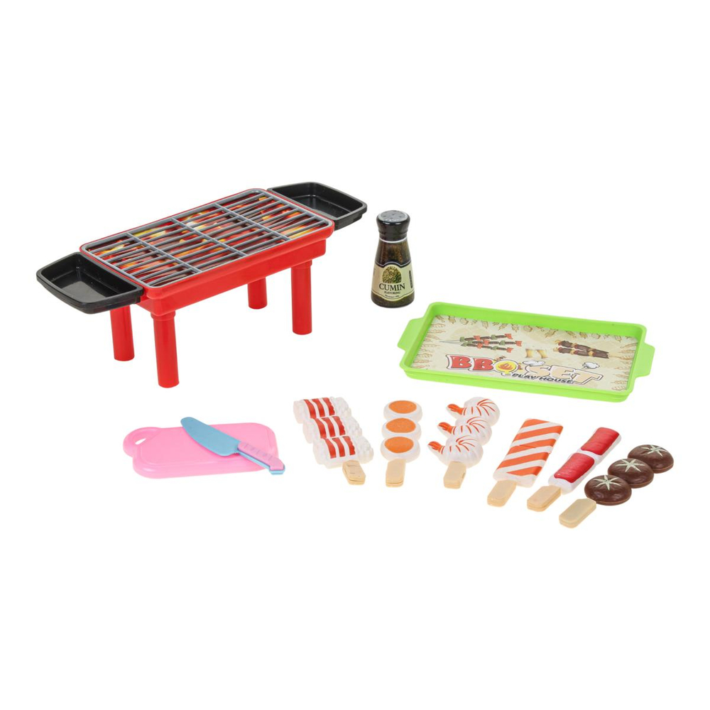 Игровой модуль "Барбекю" с продуктами, пакет QX1015-406