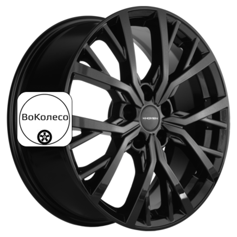 7x18/5x108 ET45 D60,1 KHW1806 (Chery Tiggo 3/Tiggo 3 Pro) Black Khomen Wheels