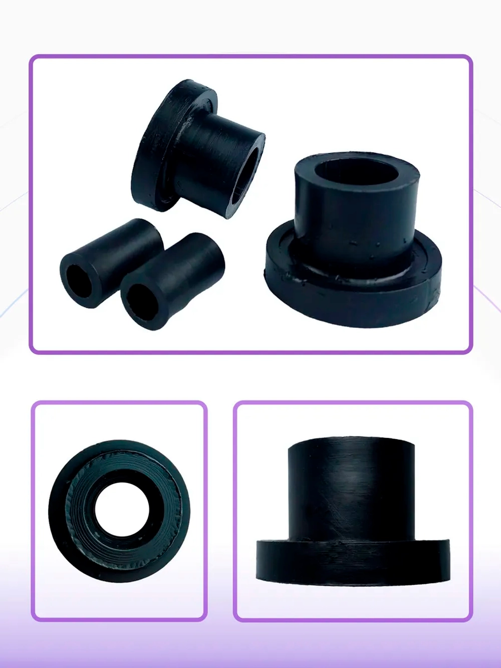 Колесо для дивана Венеция узкое D42 с втулкой, 2 шт