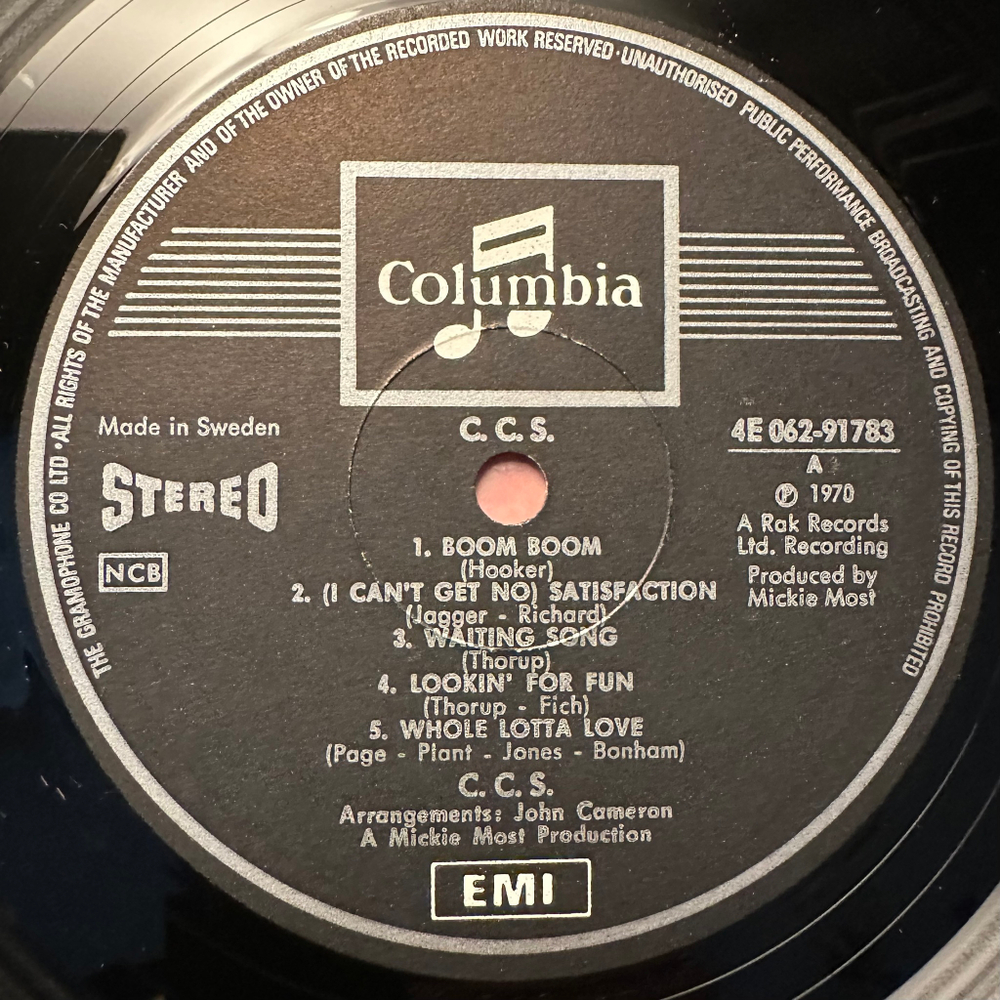 CCS - C.C.S. (Швеция 1970г.)