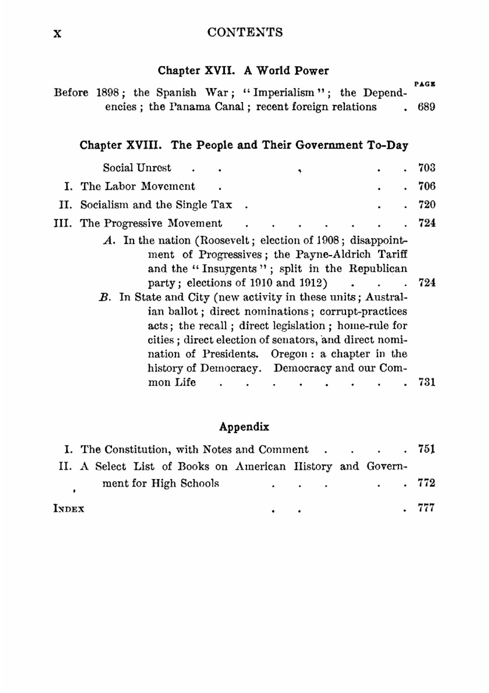 American history and government | Willis Mason West