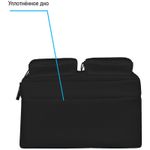 Рюкзак Berlingo Color blocks "Black green" 39*28*17см, 2 отделения, 4 кармана, уплотненная спинка