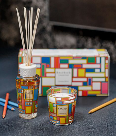 Ocean Drive, набор аромадиффузор и свеча My first Baobab, Baobab Collection