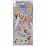 Наклейки гелевые "Акварельные мечты", 17,5х9 см, ассорти 6 видов, FUNSTER (ФАНСТЕР), 666096