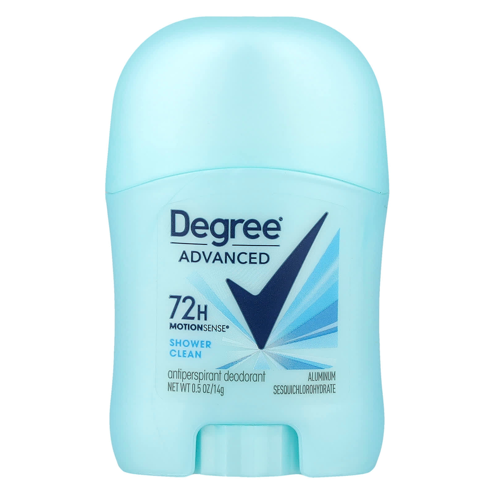 Degree, Advanced, 72H MotionSense®, дезодорант-антиперспирант, очищение для душа, 14 г (0,5 унции)