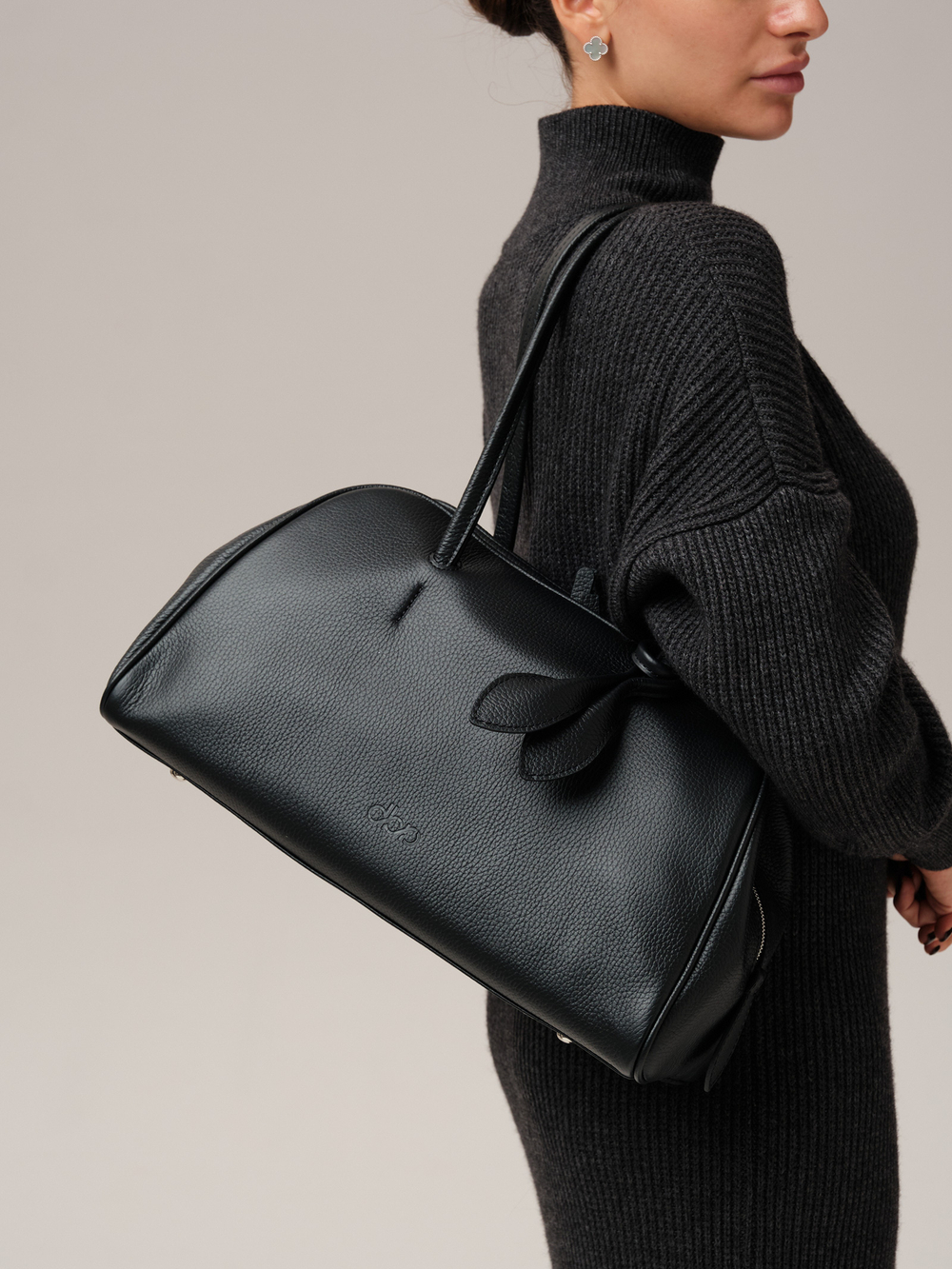 Кожаная сумка DBR 31338 черный