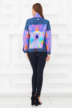 LIGVIANNI Джинсовая куртка Denim Jacket Polar Bear