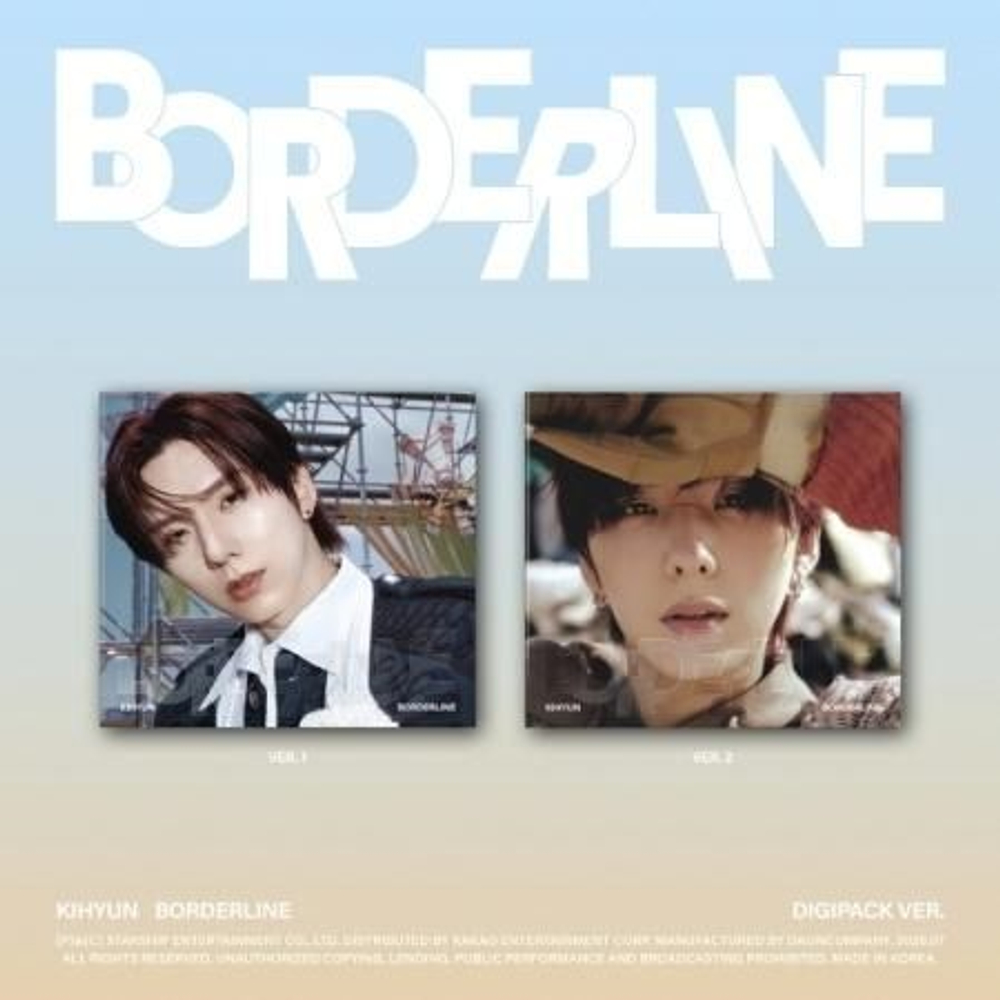 Альбом KIHYUN - BORDERLINE EP Album DIGIPACK RANDOM Version