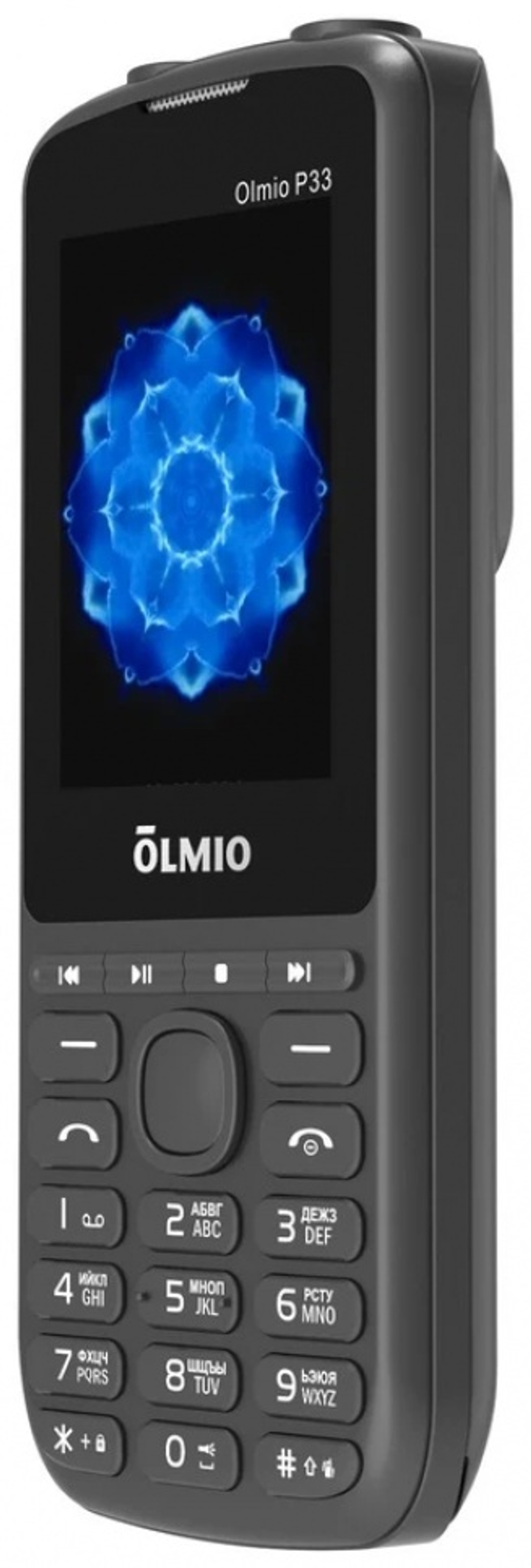 Мобильный телефон OLMIO P33 черный