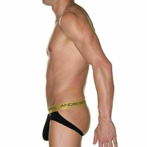 Мужские трусы джоки черные Andrew Christian Infiniti Jock Black