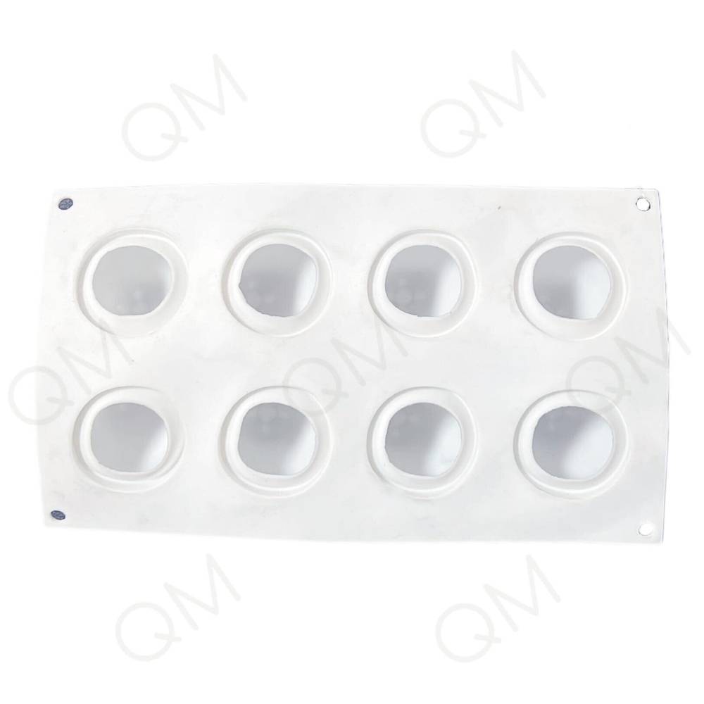 Форма для выпечки и муссовых десертов 8 ячеек "Груша" 29,3 х 17,2 х 6,5 см (белая)