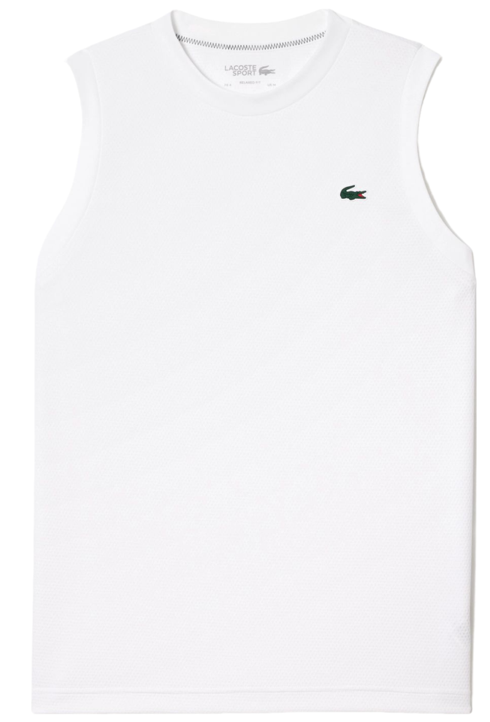 Мужская теннисная футболка Lacoste SPORT Tank Top - white