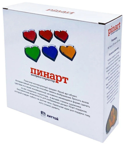 Экспресс-скульптор Pinart Сердце 18см, зеленый